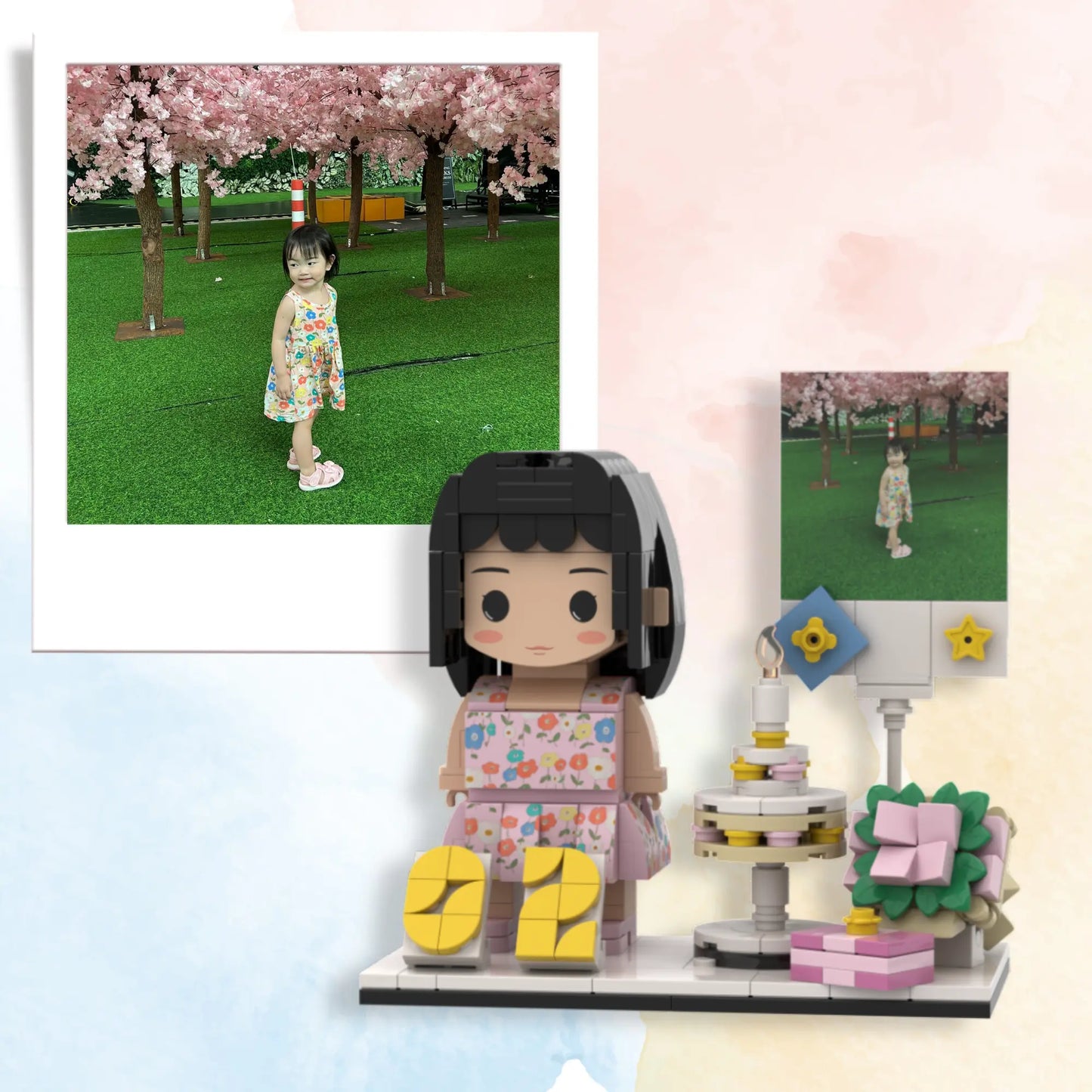 birthday girl mini blocks