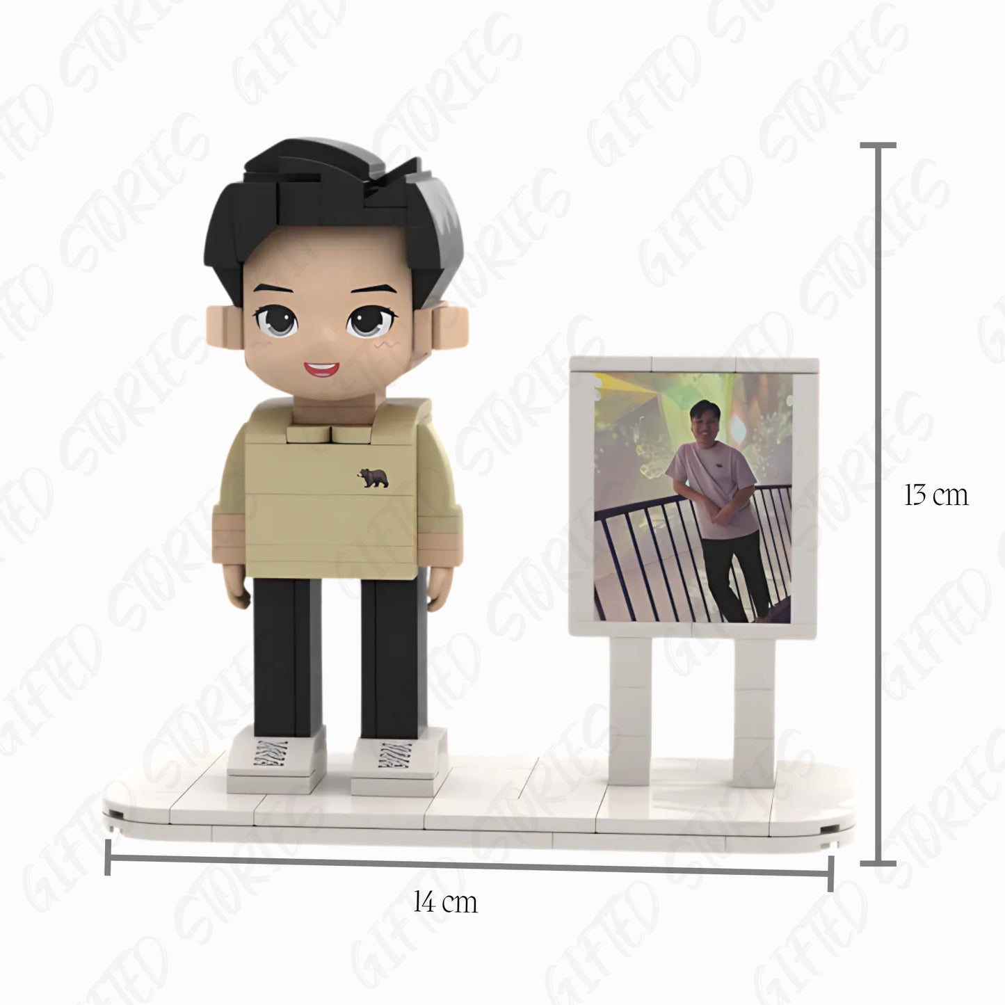 (Block Buddy) Individual Mini Block with Board Photo
