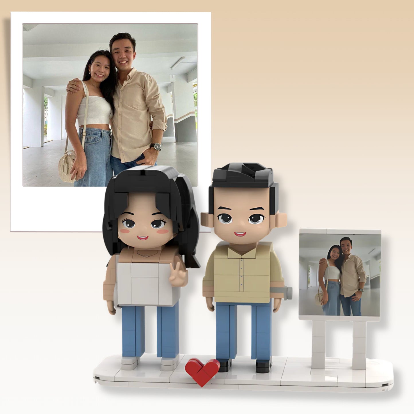 (Heartfelt Moments) Mini Block Buddy - Board Photo