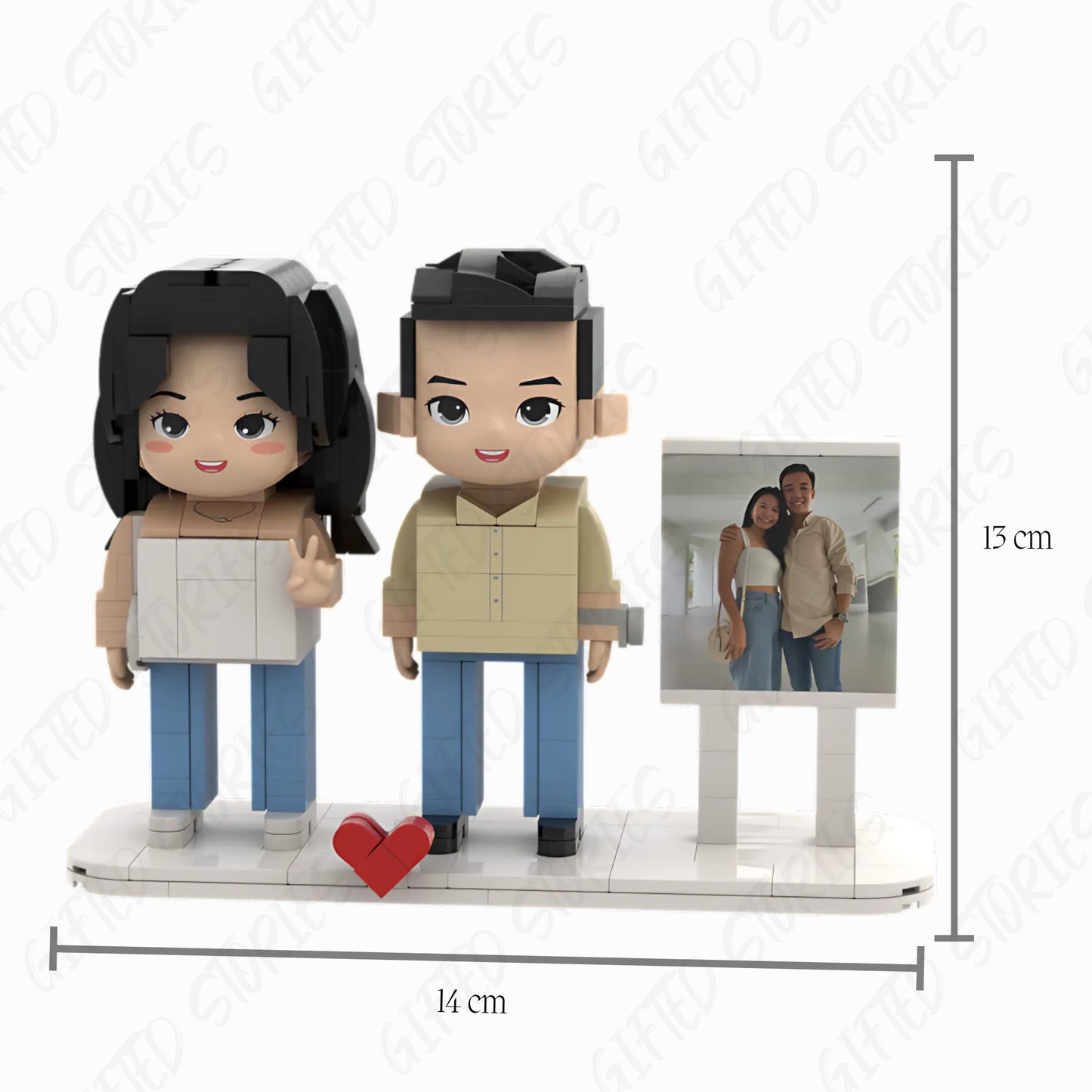(Heartfelt Moments) Mini Block Buddy - Board Photo