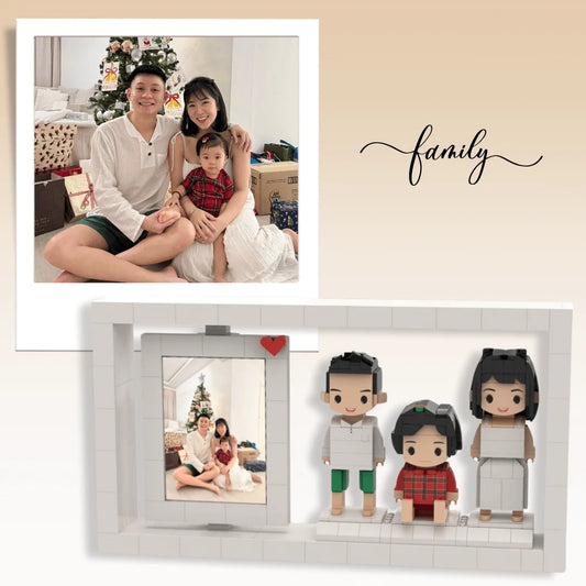 customise family mini blocks framed