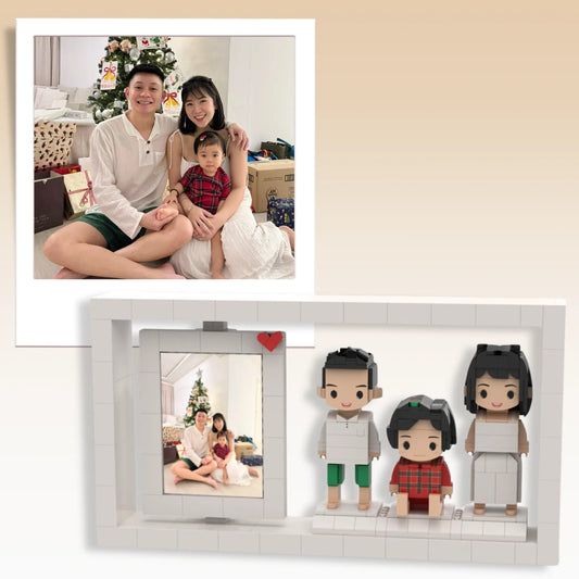 customise family mini blocks framed
