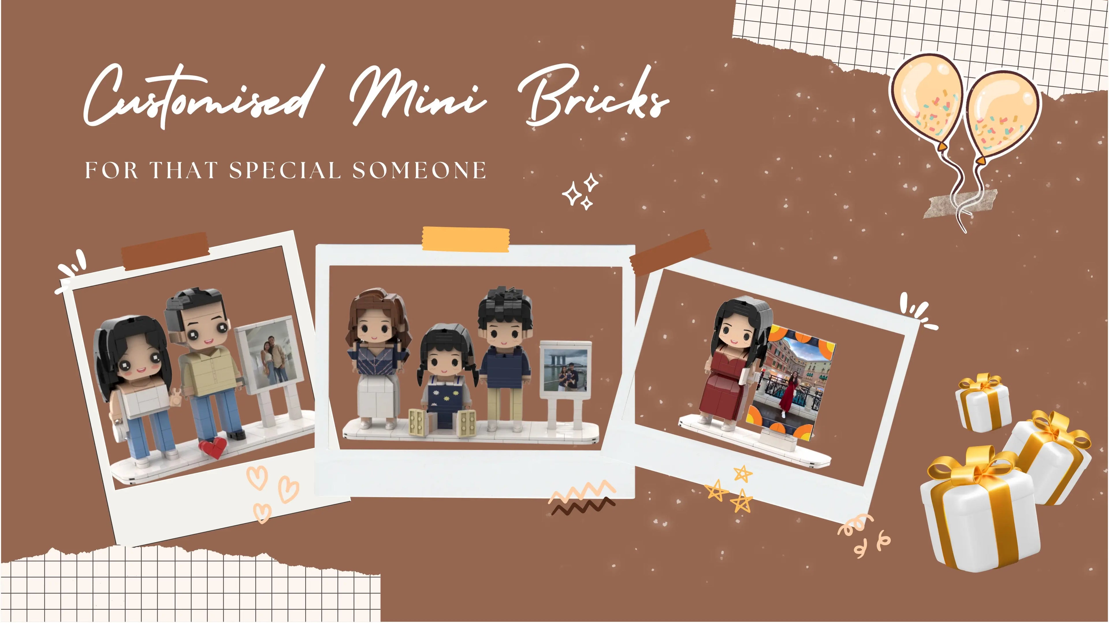 custom mini blocks website banner