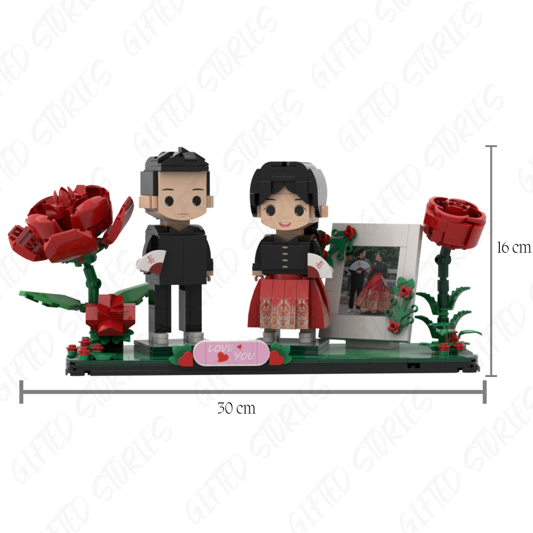 measurement for mini love blocks