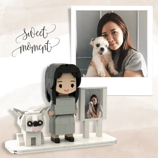 (Sweet Moments) Personalised Mini Blocks with Pet