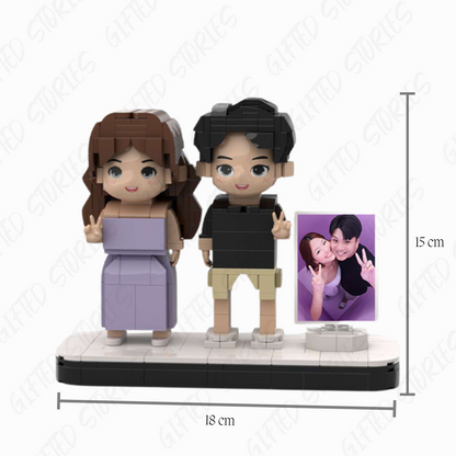 (Joyful Memories) Customised Couple Block Buddy with Photo