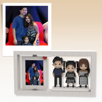 (Friends and Family) Customised Block Buddy - White Frame with Border