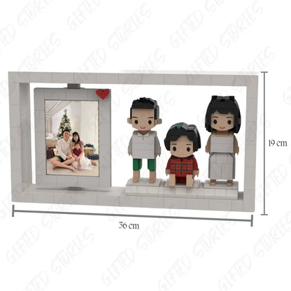 family photo frame mini blocks