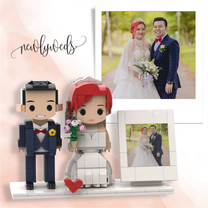 (Meant To Be) Custom Couple Blocks - Photo Frame